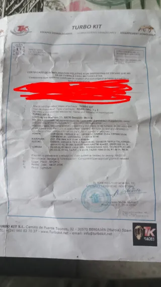 Escape TURBOKIT Suzuki Bandit 600 Homologado