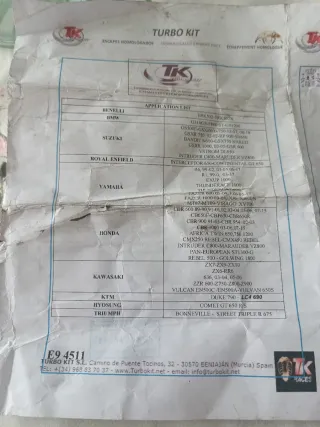 Escape TURBOKIT Suzuki Bandit 600 Homologado