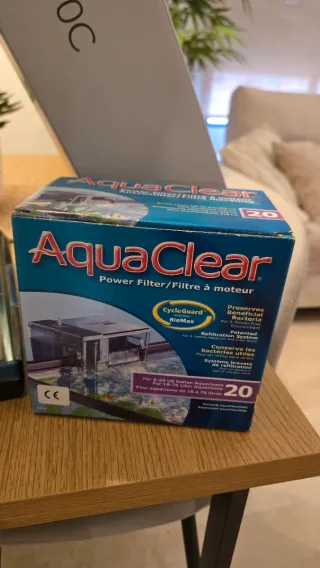 Acuario Blau Aquascaping 38L + Lampara + Bomba
