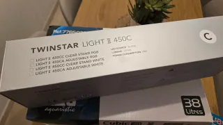 Acuario Blau Aquascaping 38L + Lampara + Bomba