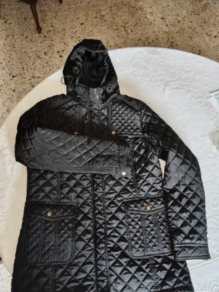 Chaqueta acolchada negra Kelrebec Talla XL