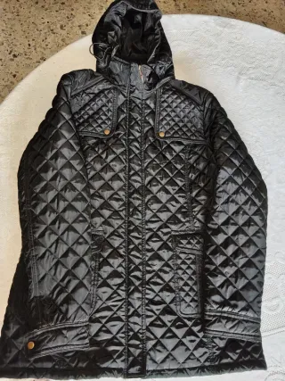 Chaqueta acolchada negra Kelrebec Talla XL