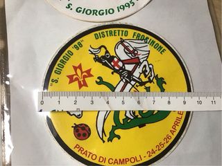 2 Adesivi Scoutismo 1995 e 1998