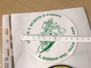 2 Adesivi Scoutismo 1995 e 1998