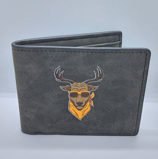 Cartera para hombre con diseño de ciervo