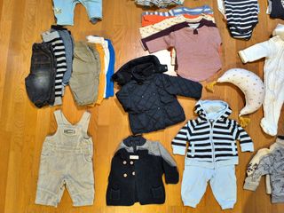 CHOLLO, 3 meses, 55 Prendas, Lote Ropa Bebé Niño