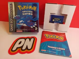 Pokémon Zafiro Game Boy Advance GBA PAL ESPAÑA