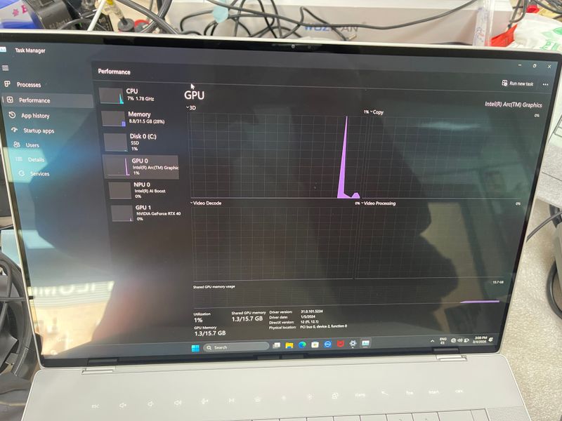 Dell XPS 16 9640 16.3 Intel Evo Core Ultra 9 RTX afbeelding 3
