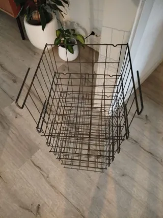 Cestos Ivar Ikea Fruta Metal Negro