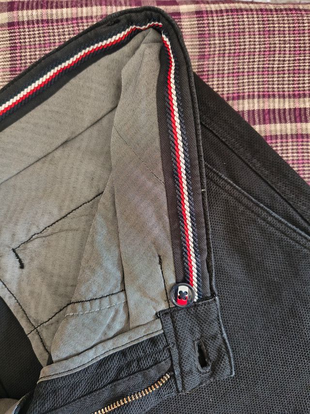 Pantaloni Chino Tommy Hilfiger Neri