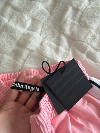 Palm Angels Pantalones Cortos Rosa Talla S