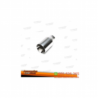 COLA ESCAPE INOX REDONDA DE 100 MM CON BORDE FINO