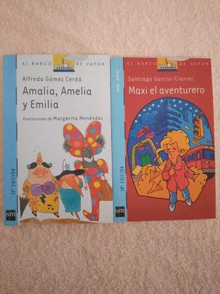 LOTE (I) DE 10 LIBROS EL BARCO DE VAPOR (azules)
