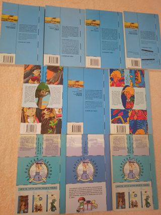 LOTE (I) DE 10 LIBROS EL BARCO DE VAPOR (azules)