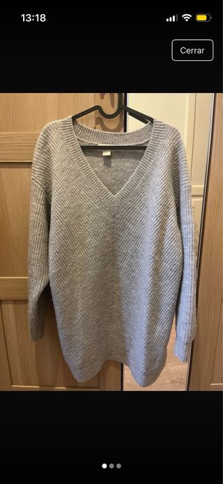 Jersey oversize gris