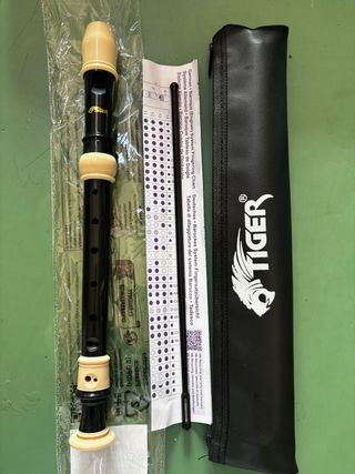 Flauto dolce Tiger nero