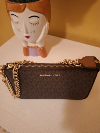 Borsa Michael Kors Jet Set Chain Pouchette Monogra