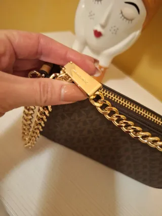 Borsa Michael Kors Jet Set Chain Pouchette Monogra