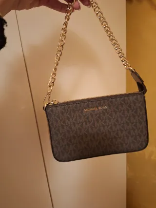 Borsa Michael Kors Jet Set Chain Pouchette Monogra