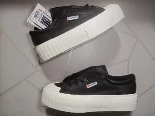 Superga Zapatillas Negras Talla 39