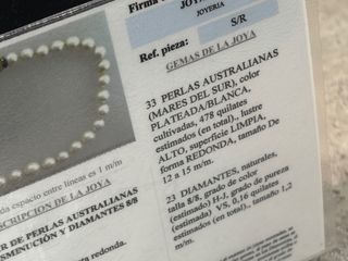 Collar de Perlas Australianas con oro y diamantes