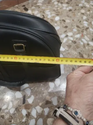 Bolso/Maletín Negro Vintage