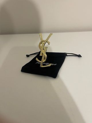 Spilla Yves Saint Laurent YSL Oro