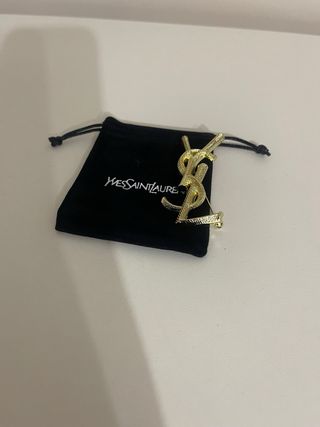 Spilla Yves Saint Laurent YSL Oro