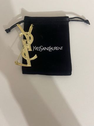 Spilla Yves Saint Laurent YSL Oro