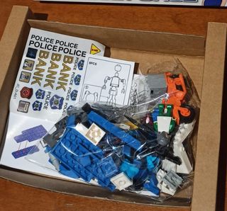 Pack Cogo Helicóptero Policía y Barco Pirata