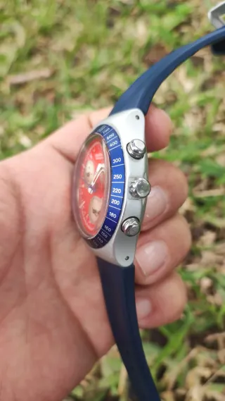 ✔ Orologio Swatch Irony Formula Red Vintage