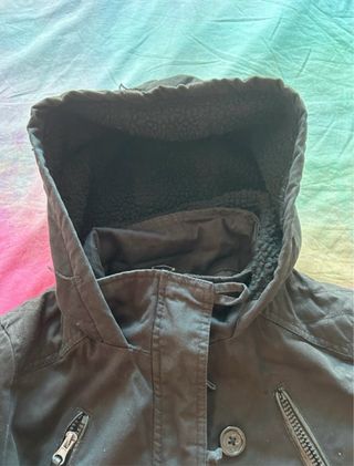 Abrigo negro talla M