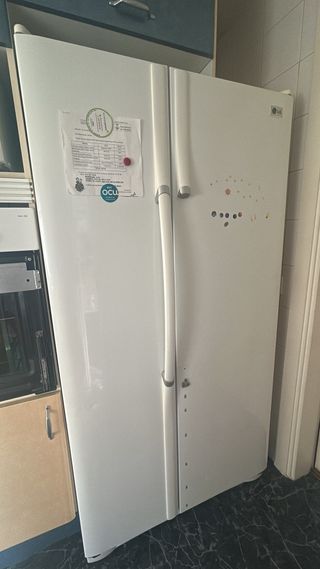 Nevera LG blanca