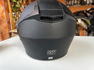 Casco de moto negro Talla S