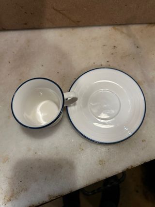 Tazze classiche in porcellana blu e bianca