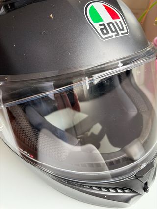 Casco Moto AGV Negro Mate
