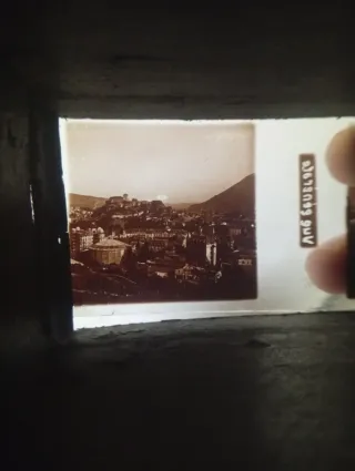 Antiguas fotos estereoscópicas de santos