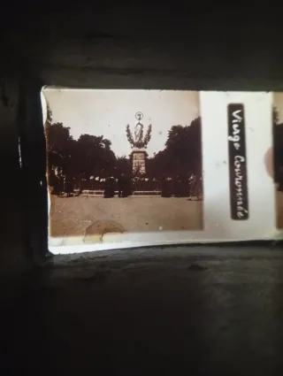 Antiguas fotos estereoscópicas de santos