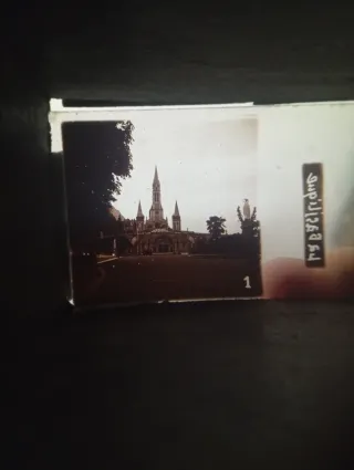 Antiguas fotos estereoscópicas de santos