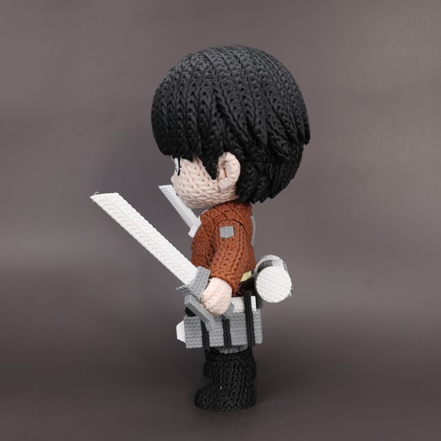 Levi Ackerman Ataque a los Titanes - Amigurumi