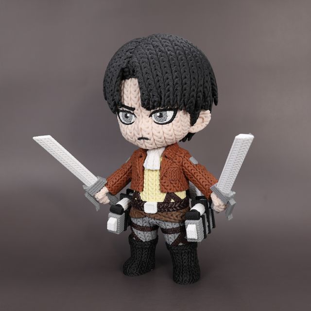 Levi Ackerman Ataque a los Titanes - Amigurumi