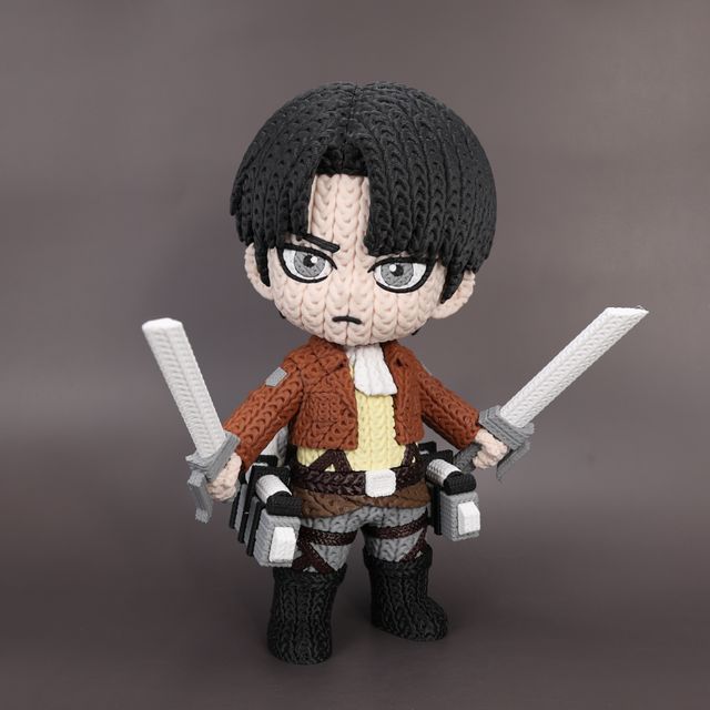 Levi Ackerman Ataque a los Titanes - Amigurumi