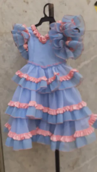Traje de flamenca niña talla 0