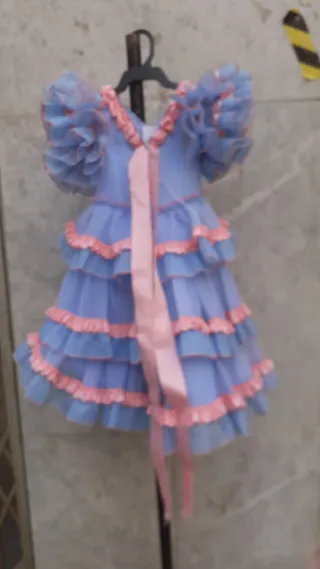 Traje de flamenca niña talla 0