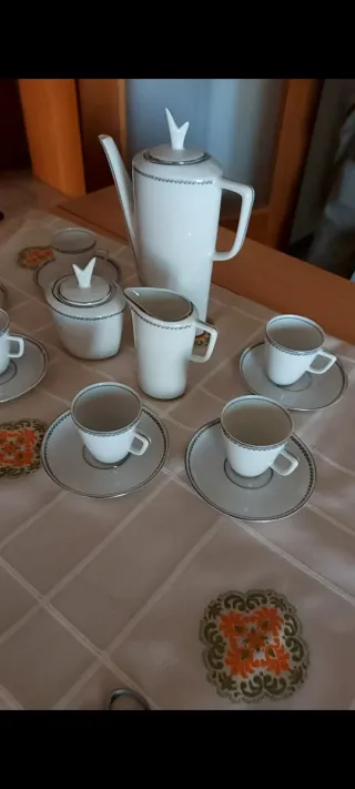 Juego de café vintage porcelana