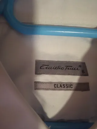 Camisa Emidio Tucci Talla L Blanca