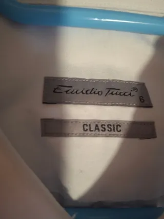 Camisa Emidio Tucci Talla L Blanca