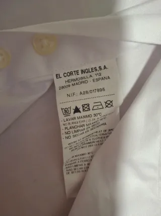 Camisa Emidio Tucci Talla L Blanca