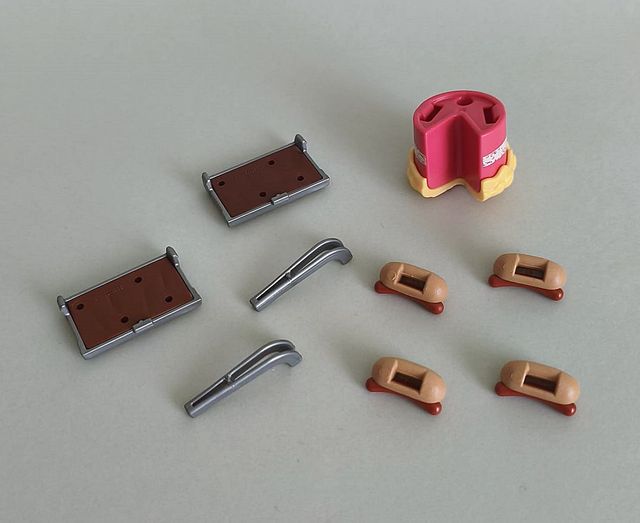 Playmobil Lote Pastel y Perritos Calientes