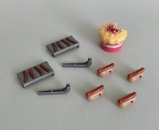 Playmobil Lote Pastel y Perritos Calientes